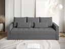 Sofa rozkładana z funkcją spania HOT pojemnik na pościel butelkowa zieleń Powierzchnia spania - szerokość (cm) 131-140 cm