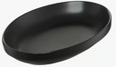 Блюдо для сальсы овальное 14 x 9,5 см черное AMBITION