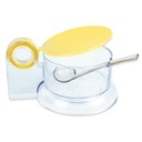 ПЛАСТИКОВАЯ САХАРНИЦА С ЛОЖКОЙ ДЛЯ САХАРА