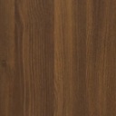 vidaXL Vysoká skrinka, hnedý dub,40x36x110 cm,materiál na báze dreva Farba prednej časti viacfarebná