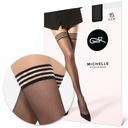 Чулки с застежкой Gatta Michelle, модель 02 Nero 1-2