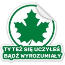 НАКЛЕЙКА Юный Водитель ЗЕЛЕНЫЙ ЛИСТ 14х13 на окно автомобиля
