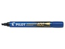 Перманентный маркер Pilot SCA-400, скошенный, синий.