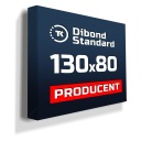 Рекламный светодиодный короб Dibond STANDARD 130x80см
