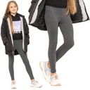 УТЕПЛЕННЫЕ ЛЕГГИНСЫ ДЛЯ ДЕВОЧЕК ГРАФИТОВЫЕ ЛЕГГИНСЫ 152