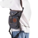 MEN'S LEG BAG RETRO OUTDOOR TRAVEL WAIST BAG MOTOCIKLAS RIDING CANVAS  photo 8