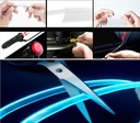 ВОЛОКОННО-ОПТИЧЕСКАЯ светодиодная лента для автомобильного освещения RGB Bluetooth, комплект 6 м