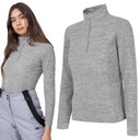 СВИТШОТ ЖЕНСКИЙ СПОРТИВНЫЙ 4F ДЛЯ ТРЕНИРОВОК В ЗАЛЕ ИЗ ТЕПЛОГО ФЛИСА