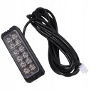 4X ФАРИ ПОПЕРЕДЖУЮЧІ СТРОБОСКОП ДОПОМОГА ЛАФЕТА 12 LED (СВІТЛОДІОД) 12V 24V IP67  (18769424062) фото min 10