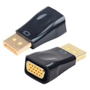 Kompaktowy Adapter DisplayPort - VGA Konwerter sygnału do monitora 1080P