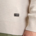 JOOP! - Pletený sveter Henley v svetlo béžovej farbe XL Kolekcia Wiosna/Lato 2024