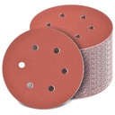 100шт диск наждачной бумаги на липучке 150мм P240