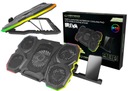ОХЛАЖДАЮЩАЯ ПОДСТАВКА ДЛЯ НОУТБУКА со светодиодной подсветкой RGB