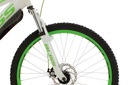 Horský bicykel MTB Dámsky Pánsky Mládežnícky 26 Shimano Full Suspension Kotúče Farba biela