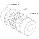 СТУПИЦЕЮ GG 42 B Ø 42H7, WPUST 14 MM GRMP4255BF42  (12283979710) фото min 6