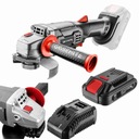 УГЛОВАЯ ШЛИФНИРОВКА УГЛОВАЯ 125мм АККУМУЛЯТОР 2Ач + ГРАФИТОВОЕ ЗАРЯДНОЕ УСТРОЙСТВО