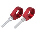 METAL NARZEDZIE DO NAPINANIA CHAINS MOTOCYKLA, RED  photo 5