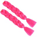 2 синтетических волос для длинных косичек розового цвета