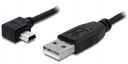 Кабель USB A - кабель mini USB, 3 м, изогнутый сбоку