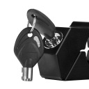 УНИВЕРСАЛЬНАЯ БЛОКИРОВКА РУЛЯ МОТОЦИКЛЕТНАЯ CNC ALUMINIOWA, ANTYKRADZIEZOWA, Z 2 KLUCZAMI ДЛЯ  фото 10