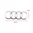 AUDI S7 RS7 PARTE TRASERA EMBLEMA INSIGNIA LOGOTIPO 202*72MM 