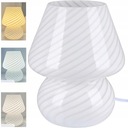 ГРИБОВЫЙ ДЕКОР НАСТОЛЬНАЯ ЛАМПА СТЕКЛЯННАЯ СВЕТИЛЬНАЯ ЛАМПА С 3 ЦВЕТАМИ