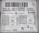 GARNITURE COLLECTEUR GAUCHE AVANT MERCEDES GLK X204 EUROphoto 8