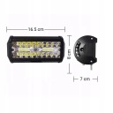 ГАЛОГЕН ФАРА РОБОЧА СВЕТОДИОДНЫЕ 120W ВОДООТТАЛКИВАЮЩАЯ ПРОТИВОТУМАННАЯ NASWIETLACZ 40 ДИОД  фото 14