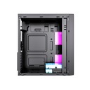 Корпус для игрового компьютера Fornax M100RGB RGB ATX со светодиодной подсветкой