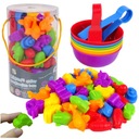 НАБОР XXL ДЛЯ ОБУЧЕНИЯ СЧЕТУ ЦВЕТОВ ИГРА «МОНТЕССОРИ-ЛОГИЧЕСКИЙ СОРТИРОВЩИК»