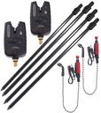 4xPODPÓRKA TELESKOPOWA 60/115 CM+2xSYGNALIZATOR BRAŃ 8 DIOD LED+ 2x HANGER