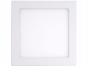 Потолочный светильник, квадратная встраиваемая светодиодная панель, 12 Вт, теплый цвет