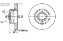 DISQUES FREIN 2PCS AUDI 80 2.8 (8C. B4)photo 15