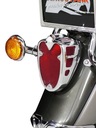 ХРОМИРОВАННАЯ КРЫШКА ЛАМПЫ YAMAHA XVS650 DRAG STAR XVZ1300 ROYAL STAR XV1600