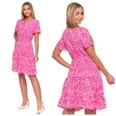 ЛЕТНЕЕ ПЛАТЬЕ ЖЕНСКОЕ С ЦВЕТОМ И РУКАВАМИ-БАБОЧКАМИ МОДНЫЙ MORAJ R.S