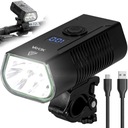 ПЕРЕДНЯЯ ВЕЛОСИПЕДНАЯ ЛАМПА 5xLED PRO ВЕЛОСИПЕДНОЕ ОСВЕЩЕНИЕ POWERBANK USB VAYOX