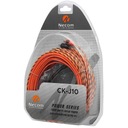 NECOM PRZEWODY KABLE DO WZMACNIACZ SUBWOOFER TUBA ZESTAW SOLIDNE 10mm2