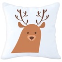 ДЕКОРАТИВНАЯ НАВУШКА 40х40 РОЖДЕСТВЕНСКАЯ С ПРИНТОМ