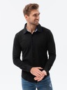 Pánska košeľa s dlhým rukávom K540 čierna XXL EAN (GTIN) 5902228491767