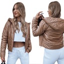 Женская стеганая куртка с размером капюшона XL