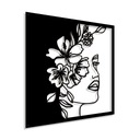 Ажурная картина Настенное украшение 3D Женщина панно