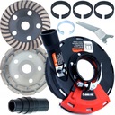 ПЫЛЕБЕЗПЫЛЬНЫЙ КРЫШКА ДЛЯ Шлифмашины 115/125, БЕЗПЫЛЬНАЯ, ДВУХ ДИСКОВ