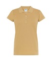 KOSZULKA POLO damska BAWEŁNA 100% JHK BEŻOWA L POLÓWKA