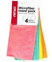 НАБОР ТАЛЕНОК ИЗ МИКРОФИБРЫ 4 ШТ. 30х30 УНИВЕРСАЛЬНЫЕ МНОГОРАЗОВЫЕ