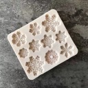 Силиконовая форма снег, зима