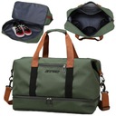 TORBA PODRÓŻNA SPORTOWA TURYSTYCZNA BAGAŻ PODRĘCZNY WODOODPORNA ZIELONA