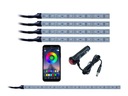 Автомобильное освещение RGB 4x12LED + багажник с BLUETOOTH
