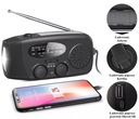 АВАРИЙНЫЙ ФОНАРЬ CRANK RADIO SOLAR POWERBANK