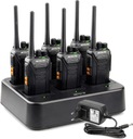 Retevis RT27 Walkie Talkie PMR446, рация С зарядным устройством на 6 гнезд, радио