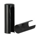 НАСАДКА ПЕТЛИ 20мм МАТОВАЯ ЧЕРНАЯ МЕТАЛЛИЧЕСКАЯ крышка